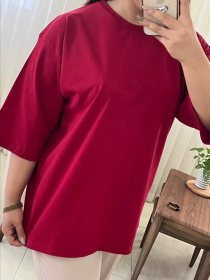 تیشرت باکسی دخترانه کد 360