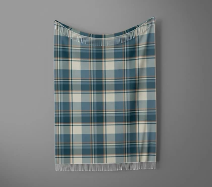 شال مبل ریش دار sofa shawl 158