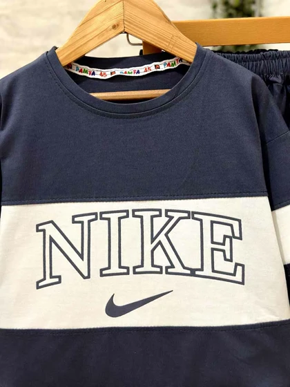 تیشرت شلوارک پسرانه طرح نایک