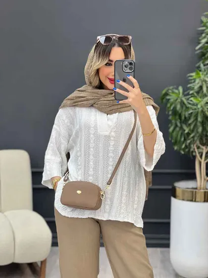 شومیز جلو بسته هلما