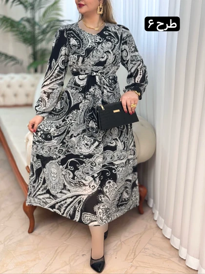 پیراهن حریر پانیذ 2806