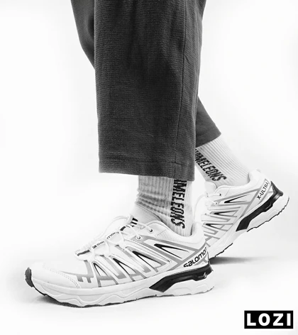کفش کتانی بزرگ پا سفید مشکی Salomon X ULTRA