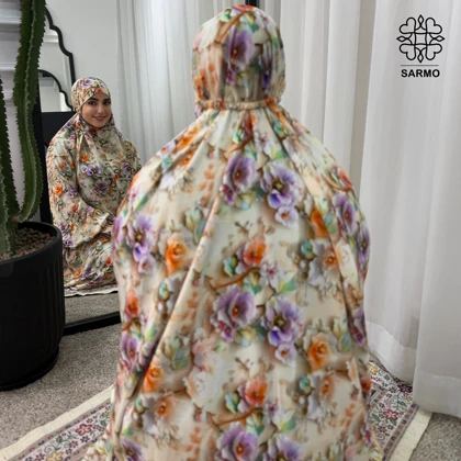 چادرنماز آستین‌دار یاس