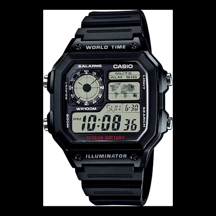 ساعت مچی دیجیتال کاسیو مدل Casio AE-1200WH-1AV / AE-1200WH-1AVDF