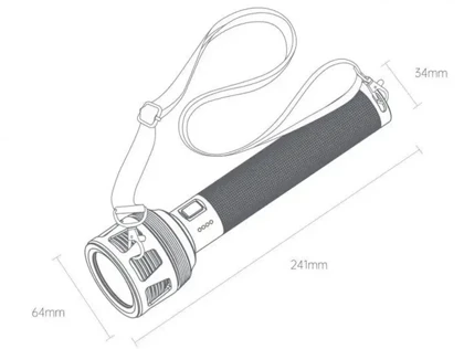 چراغ قوه شیائومی Xiaomi NexTool NE20168 Thunder Searching Flashlight