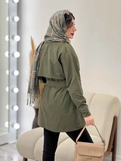 بارانی ژیله دار ساینا