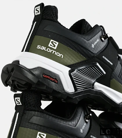 کفش کتانی مشکی سبز مردانه و زنانه 04 Salomon X ULTRA