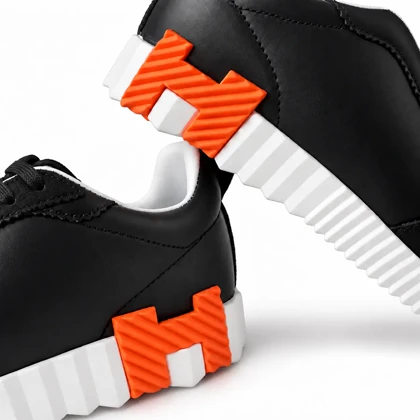 کتانی هرمس مشکی کد 2354 / HERMES SNEAKERS