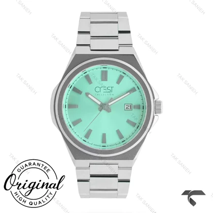 ساعت کرست مردانه 6321-5 صفحه آبی Crest-10998-G