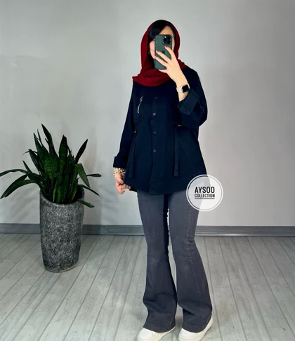 مانتو کتان پارمیس