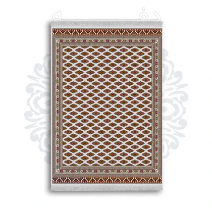 فرشینه از جنس پارچه هازان مخمل ترک طرح سنتی و مدرن برند دفه کد DAMG494
