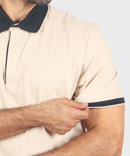 تیشرت یقه دار مردانه ساده 0597