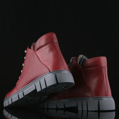 نیم بوت زنانه چرم یلسان مدل آلما کد 610-GN