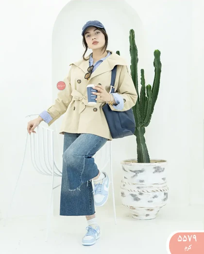 بارانی یقه ایستاده 5579