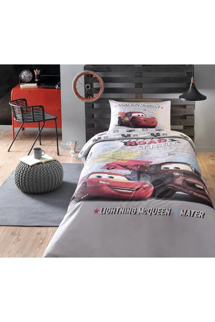 سرویس روتختی یک نفره Özdilek مدل Disney Cars On The Road - سفید