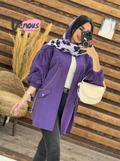 مانتو داکرون زنجیردار
