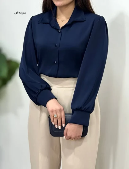 شومیز ساتن ابریشم جولیا