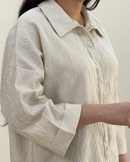 شومیز شانتون مارپیچ