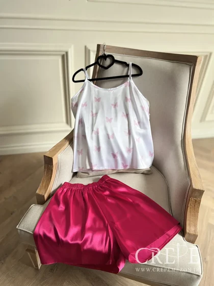 تاپ شلوارک طرح پروانه