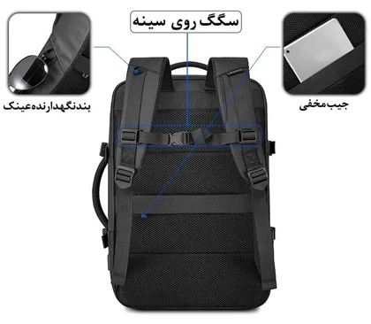 کیف کوله پشتی مسافرتی اورجینال بنج BANGE 2892