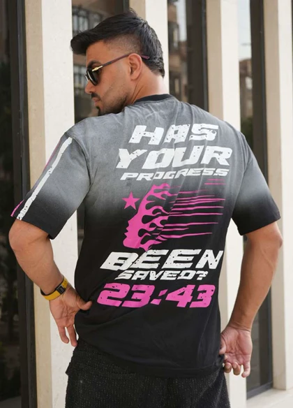 تیشرت مردانه مشکی مدل HELLSTAR