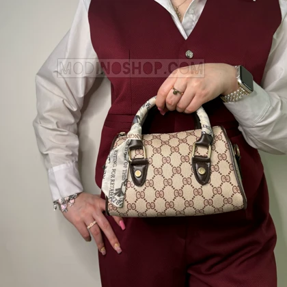 کیف صندوقی زنانه طرح برند کد 2095