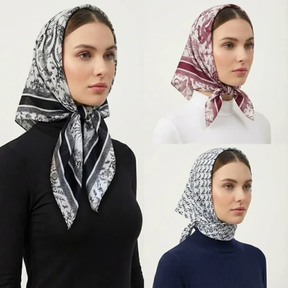 مینی اسکارف ابریشم کد 1