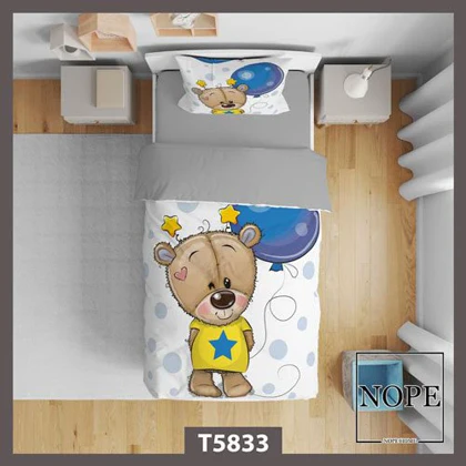 روتختی کودک طرح بچگانه خرس مدل T5833