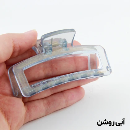 کلیپس دخترانه honey مدل مستطیل شیشه ای