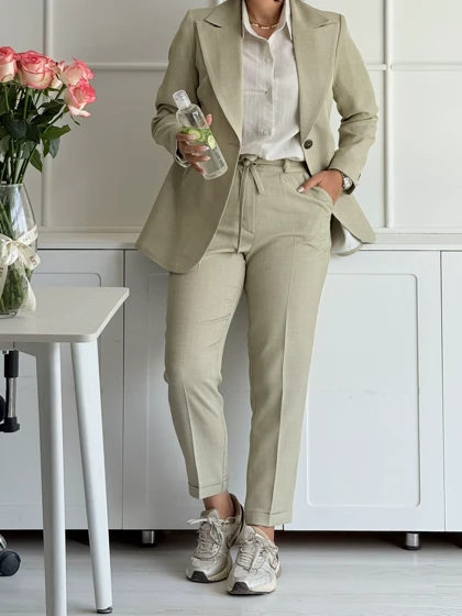 کت و شلوار ست زنانه vanila زنیر