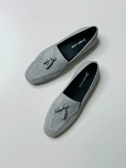 کفش کالج زنانه استرادیواریوس مدلStradivarius-Flat-shoes-FBl20