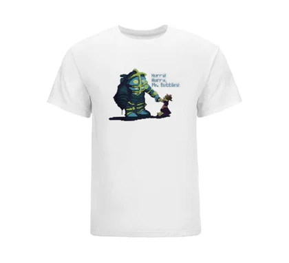 تیشرت Bioshock طرح پیکسل آرت بازی بایوشاک