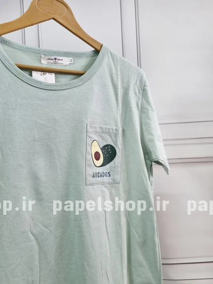 ست تیشرت و شورتک طرح آووکادو