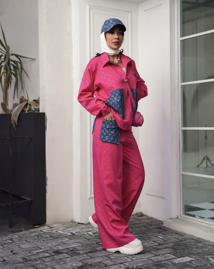 ست دخترانه کت و شلوار بگ لوویتون