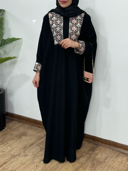 عبای بلند سوزندوزی نفیس