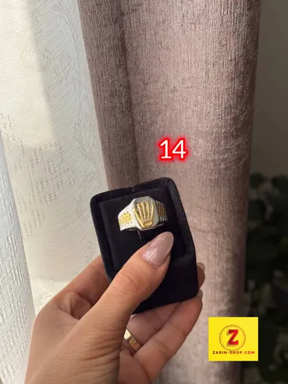 انگشتر مردانه استیل