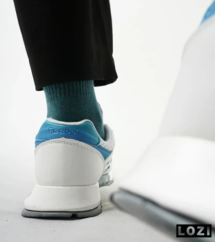 کفش کتانی مردانه و زنانه سفید خط آبی Reebok