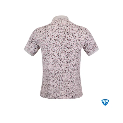 پولوشرت ضدتعریق مدل دیما طرح ملانژ قرمز