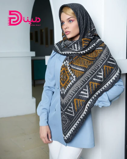 روسری وسط ساده نخی ترمه