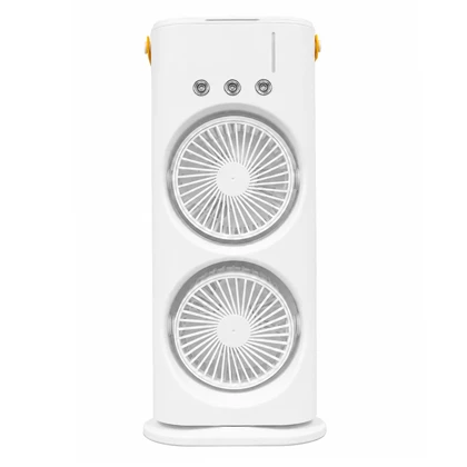 پنکه مه پاش شارژی دو قلو مدل Double-ended Spray Fan ریموت دار