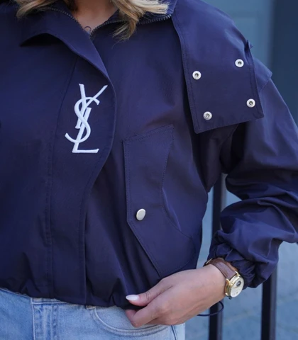 بارانی زنانه آستردار طرح YSL