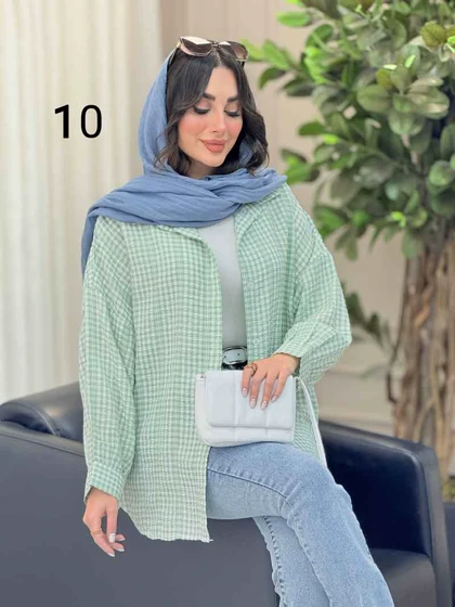 شومیز طرح دار دایانا