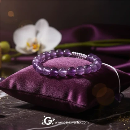 دستبند سنگ آمیتیست