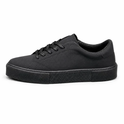کفش کتانی مردانه مدل ونس مشکی تمام خاویاری Vans