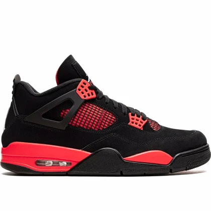 کتانی نایک جردن4 رد تاندر قرمز مسترکوالیتی Nike Air Jordan 4 Retro "Red Thunder" sneakers