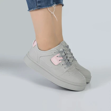 کفش و کتانی ونس راحتی زنانه و دخترانه مدل YEERFA رنگ طوسی کد M971