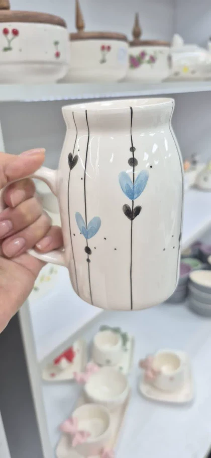 ماگ سرامیکی اسموتی نقاشی آبرنگی