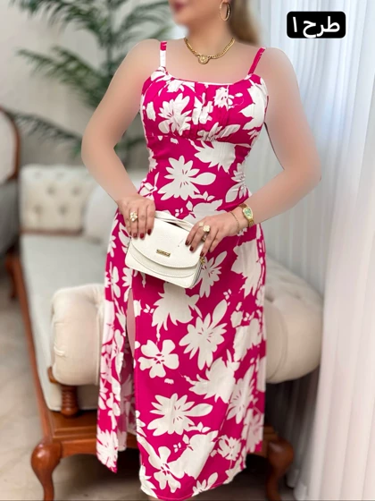 پیراهن نخی ماریا 2912