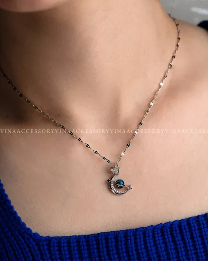 گردنبند کهکشان نقره ای