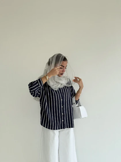 شومیز پری یقه هفت